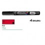 Marcador Pebeo 4ARTIST 4 mm Rojo