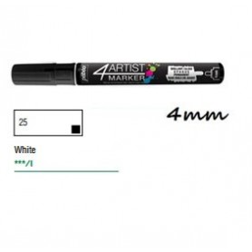 Marcador Pebeo 4ARTIST 4 mm Blanco