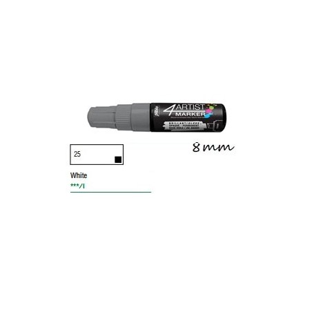 Marcador Pebeo 4ARTIST 8 mm Blanco