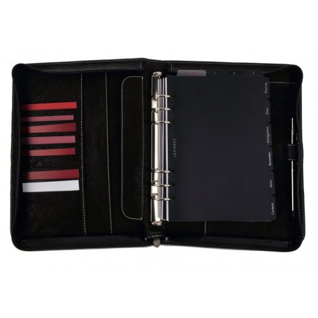 Agenda Kangoo Desk A5 Zipper negro