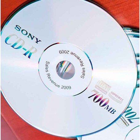 Etiquetas CD/DVD Dymo