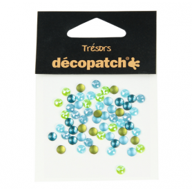 Tresors Redondos Azul/Verde Décopatch