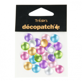 Tresors Redondos Pearl pastel Décopatch