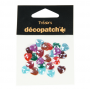 Tresors Corazones Pearl flashy Décopatch