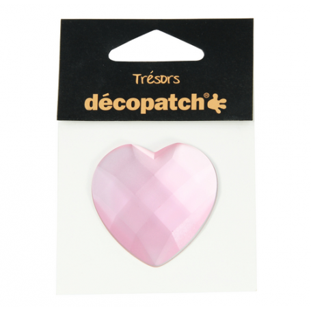 Tresors Corazón Rosa Décopatch