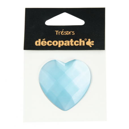 Tresors Corazón Azul Décopatch