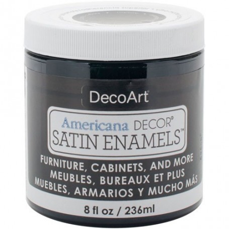 Americana Decor Satin Enamels Negro Clasic 236 ml