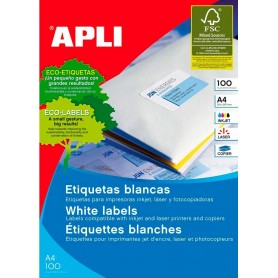 Etiquetas Apli 1274 Medidas 105 x 37 mm