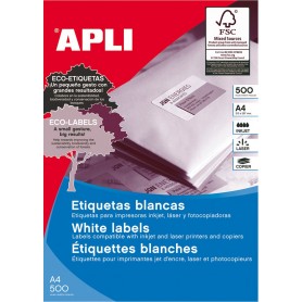 Etiquetas Apli 10557 Medidas 48,5 x 16,9 mm