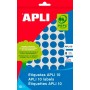 Etiquetas manuales Apli 2743 Azul