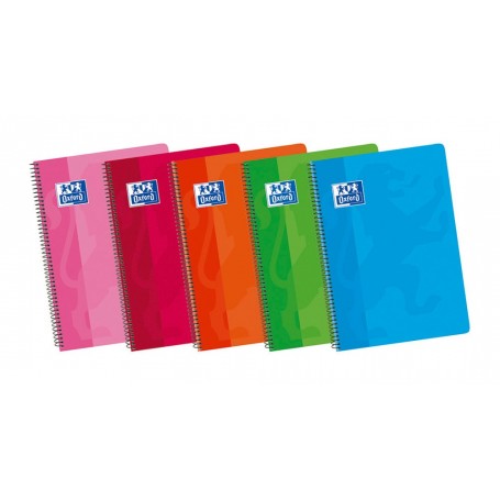 Cuaderno Liso Horizontal Folio Tapa Blanda, Oxford