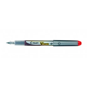 Pluma Pilot desechable V-Pen Silver roja