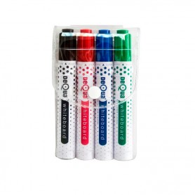 Marcador Pizarra Blister 4 Colores, Dequa