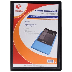 Carpeta Fundas Folio Personalizable Negro