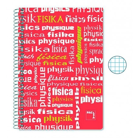 Cuaderno Folio Cuadriculado Física