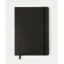 Notebook Medium Cuero Negro Hoja Lisa Leuchtturm