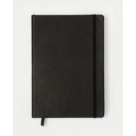 Notebook Medium Cuero Negro Hoja Lisa Leuchtturm