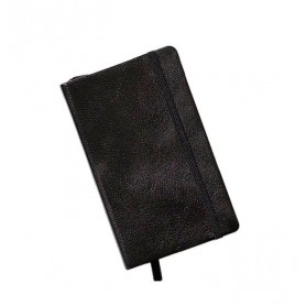 Notebook Pocket Cuero Negro Hoja Lisa Leuchtturm