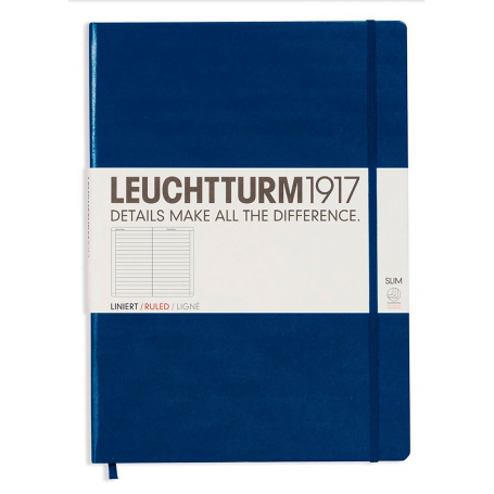 Notebook Master Slim Hoja Rayada Leuchtturm