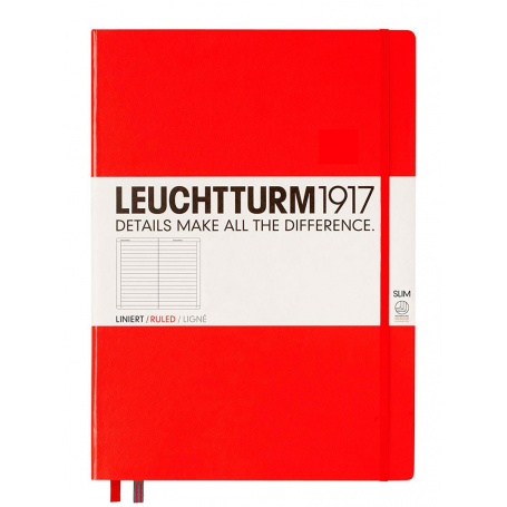 Notebook Master Slim Hoja Rayada Leuchtturm