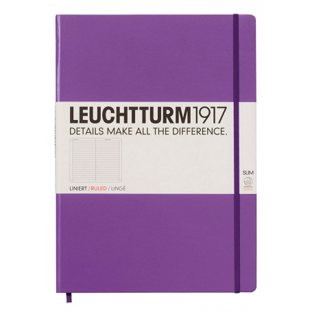 Notebook Master Slim Hoja Rayada Leuchtturm