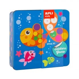 Caja Metálica Juego Gomets Pez, Apli Kids