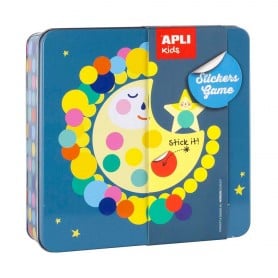 Caja Metálica Juego Gomets Luna, Apli Kids