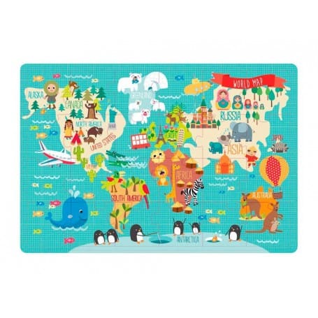 Puzzle Mapa Mundi, Apli Kids