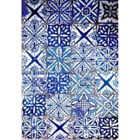 Papel arroz 306 Azulejos Azules Cadence