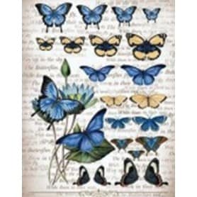 Papel arroz 196 Mariposas Azules Cadence