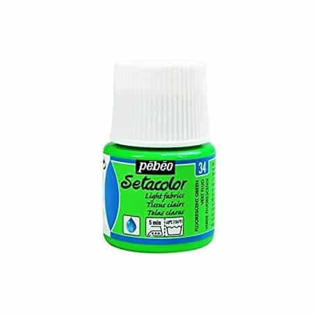 Setacolor Tejidos claros 34 Verde flúor 45 ml