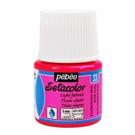 Setacolor Tejidos claros 33 Rosa flúor 45 ml