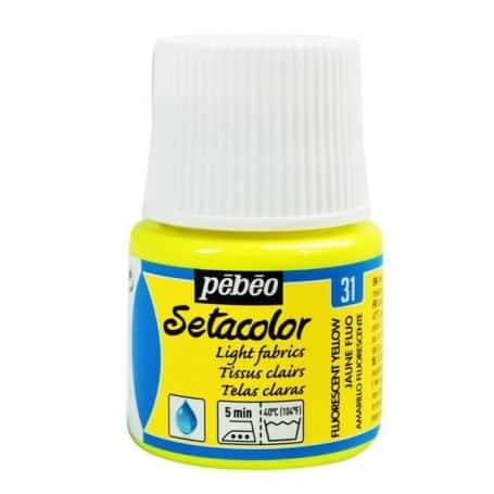 Setacolor Tejidos claros 31 Amarillo flúor 45 ml