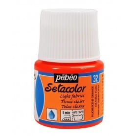 Setacolor Tejidos Claros 32 Naranja Fluor 45ml