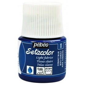 Setacolor Tejidos claros 11 Azul cobalto 45 ml