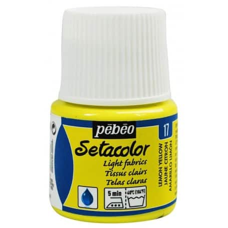 Setacolor Tejidos claros 17 Amarillo limón 45 ml