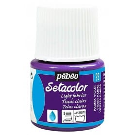 Setacolor Tejidos claros 29 Violeta parma 45 ml