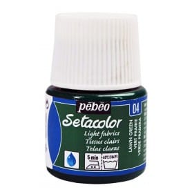 Setacolor Tejidos claros 04 Verde pradera 45 ml