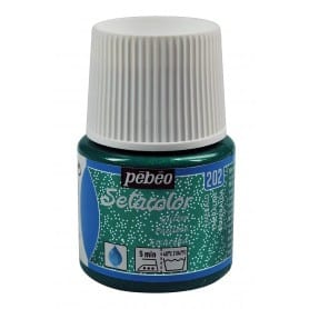 Setacolor tejidos claros irisado202 Esmeralda 45 ml