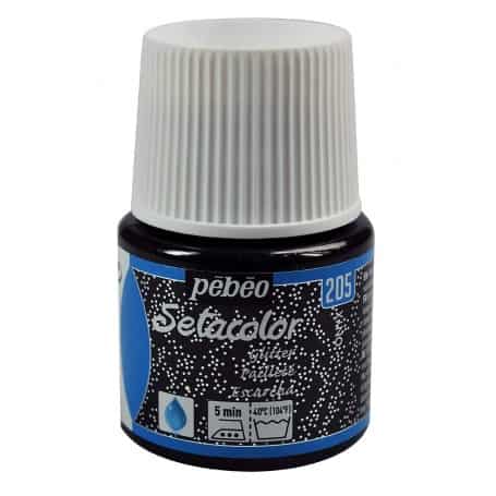 Setacolor tejidos claros irisado205 Onyx 45 ml