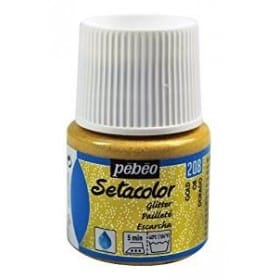 Setacolor tejidos claros irisado208 Oro 45 ml