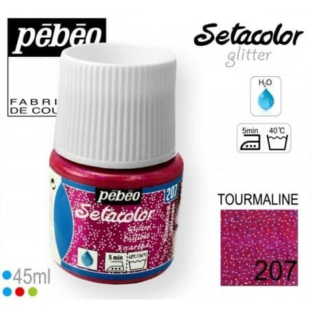 Setacolor tejidos claros irisado207 Turmalina 45 ml