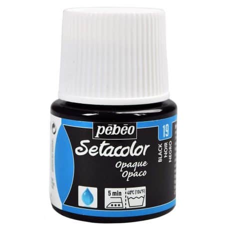 Setacolor opaco 19 Negro 45 ml