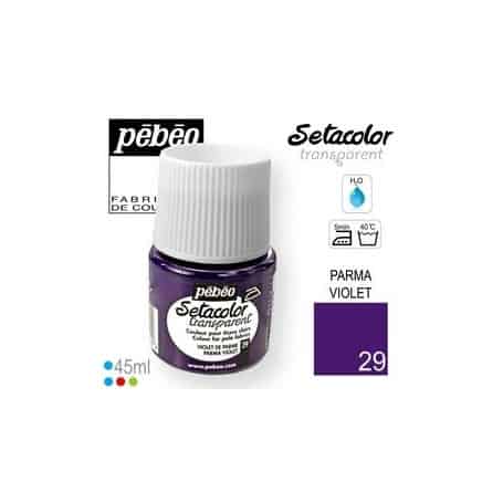 Setacolor Tejidos claros 29 Violeta parma 45 ml