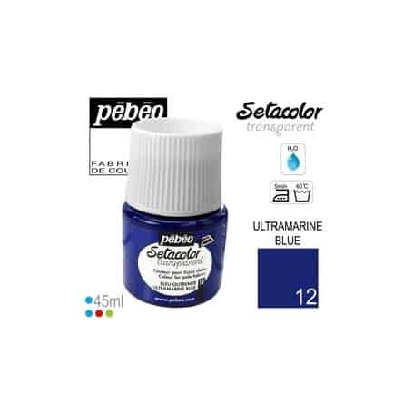 Setacolor Tejidos claros 12 Azul ultramar 45 ml