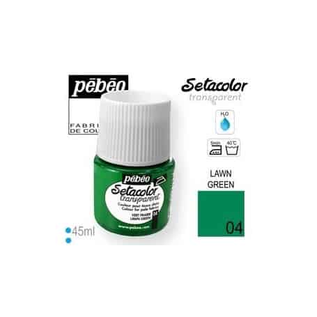 Setacolor Tejidos claros 04 Verde pradera 45 ml