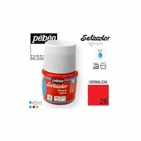 Setacolor opaco 26 Bermellón 45 ml