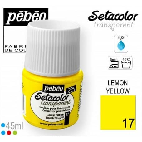 Setacolor Tejidos claros 17 Amarillo limón 45 ml