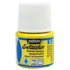 Setacolor Opaco Tornasolado 36 Amarillo Rico 45 ml