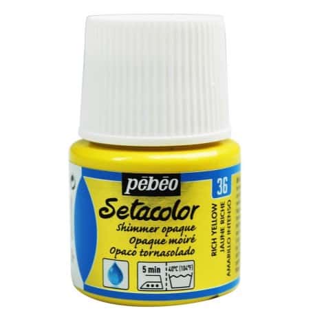 Setacolor Opaco Tornasolado 36 Amarillo Rico 45 ml